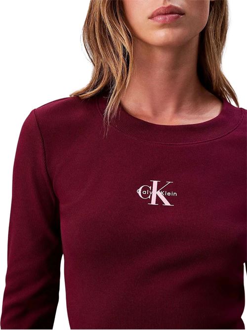 T-shirt corta a maniche lunghe Calvin Klein Jeans | LV047A803G2E5